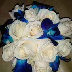 Fresh bridal bouquet