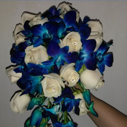 Fresh bridal bouquet